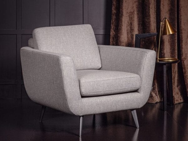 Smile fauteuil, retro design uit Furninova collectie