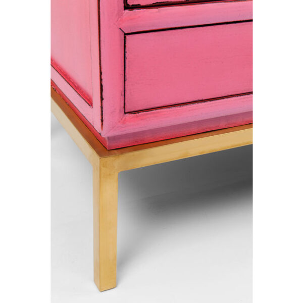 Kare Design Kledingkast Disk Pink kledingkast 83534 - Lowik Meubelen