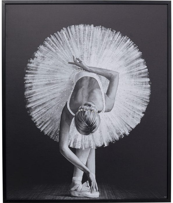 Kare Design Schilderij met lijst Passion of Ballet - 120x100 schilderij 52641 - Lowik Meubelen