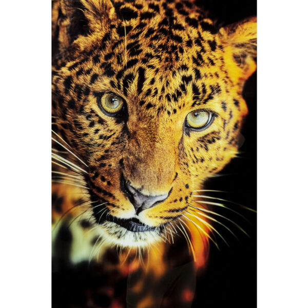 Kare Design Schilderij op glas Leopard Shaka - 120x80 schilderij 52598 - Lowik Meubelen