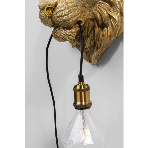 Kare Design Wandlamp Tiger Head wandlamp 52710 - Lowik Meubelen