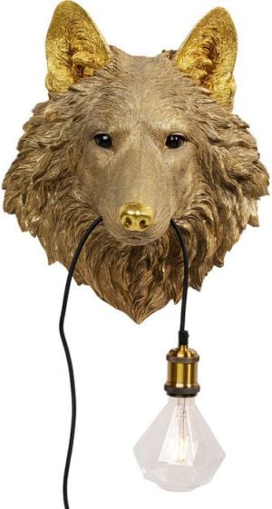 Kare Design Wandlamp Wolf Head wandlamp 52708 - Lowik Meubelen