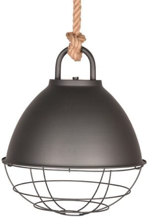 Hanglamp Korf - Burned Steel - Metaal - L uit de Korf collectie van Label51 - Löwik Meubelen