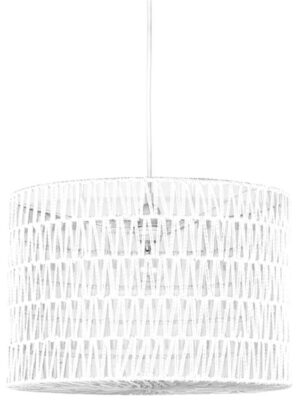 Hanglamp Stripe - Wit - Katoen uit de Stripe collectie van Label51 - Löwik Meubelen