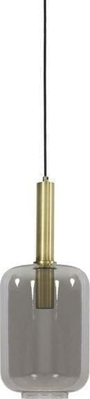 Hanglamp Peglio smoke antiek brons uit de verlichting Pronto Wonen Lowik Meubelen Uitgevoerd in glas smoke en antiek brons.