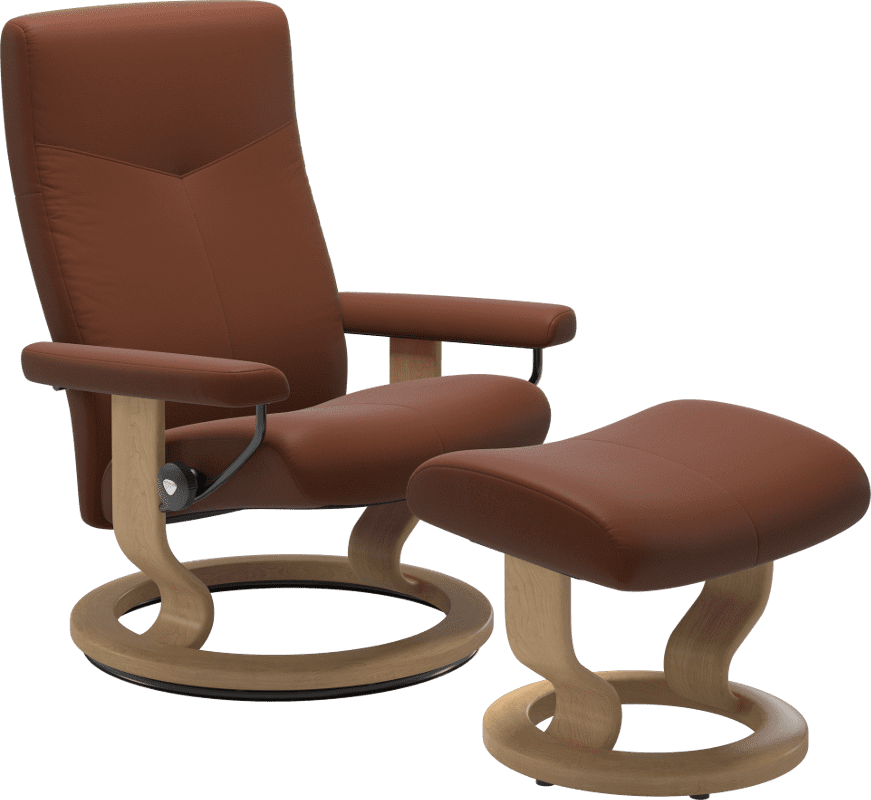 Stressless Dover relaxfauteuil (S) - Classic Base - Paloma Copper