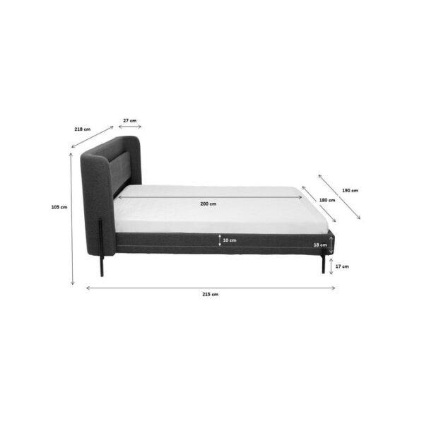 Kare Design Bed Tivoli Green 180x200 bed 80088 - Lowik Meubelen