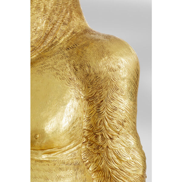 Kare Design Deco Beeld Gorilla Gold XL 180 deco 52577 - Lowik Meubelen