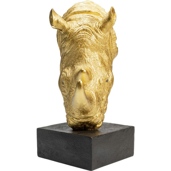 Kare Design Deco Object Rhino Gold deco 52874 - Lowik Meubelen