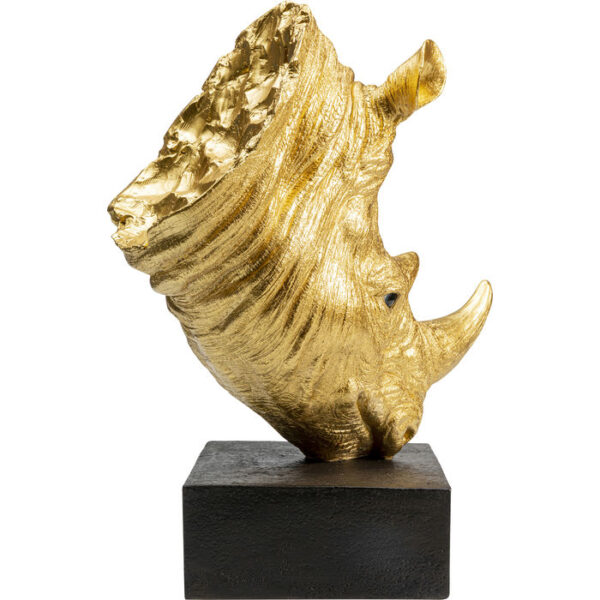 Kare Design Deco Object Rhino Gold deco 52874 - Lowik Meubelen