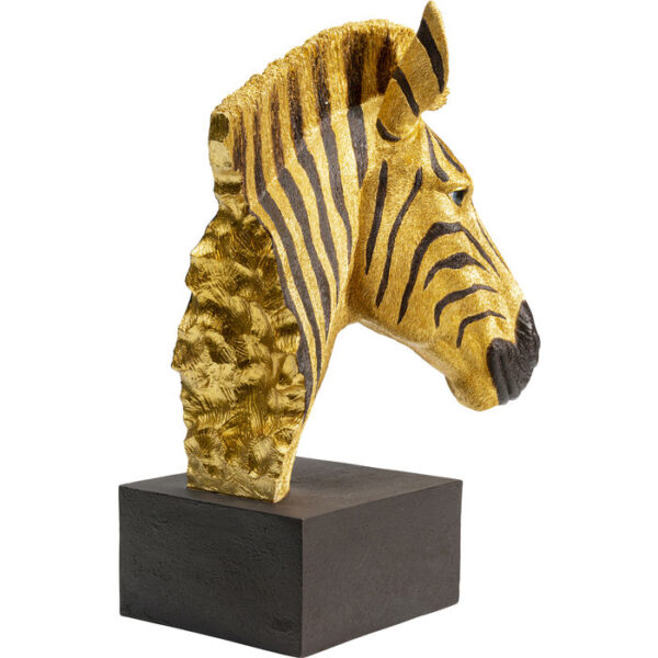 Kare Design Deco Object Zebra Gold deco 52873 - Lowik Meubelen