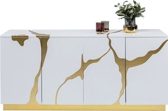 Kare Design Dressoir Cracked 165x80cm dressoir 85707 - Lowik Meubelen