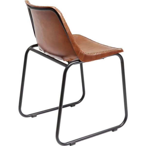 Kare Design Eetstoel Vintage Brown Leather eetstoel 77476 - Lowik Meubelen