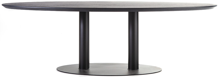 Eettafel ovaal - 240x110 - zwart
