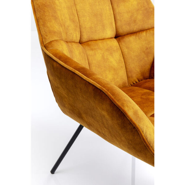 Kare Design Fauteuil Dave Amber fauteuil 85529 - Lowik Meubelen