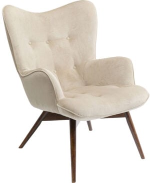 Kare Design Fauteuil Vicky Novara Beige fauteuil 42065 - Lowik Meubelen