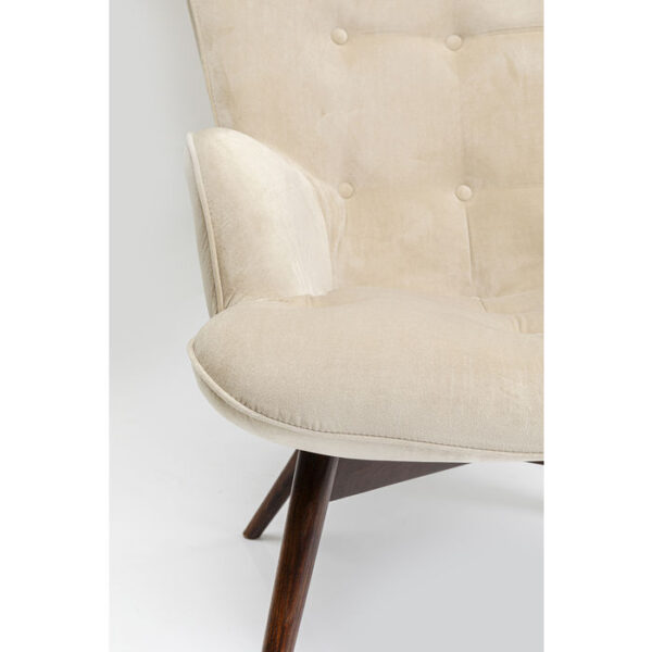 Kare Design Fauteuil Vicky Novara Beige fauteuil 42065 - Lowik Meubelen