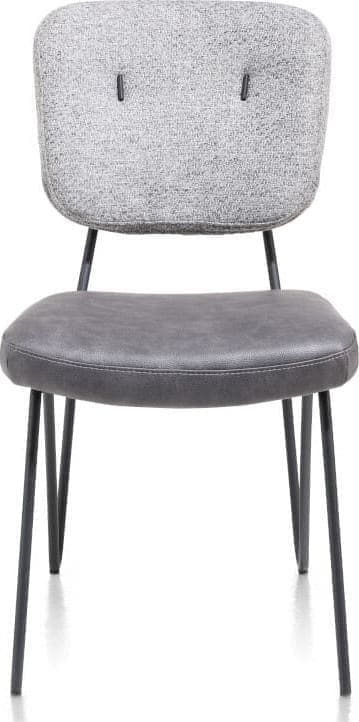June eetkamerstoel - combi - lichtgrijs uit de Xooon collectie
