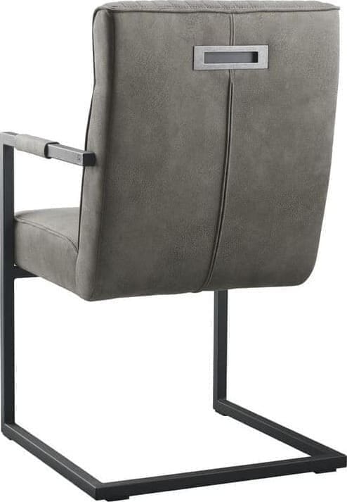 Pronto Wonen Armstoel Dantero (met handgreep) antraciet Armstoel