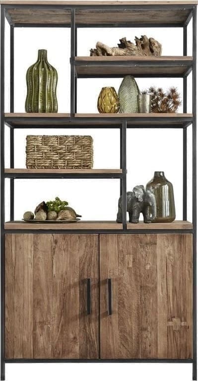 Pronto Wonen Boekenkast Romaro (98 breedte) teak mix rough  Kast