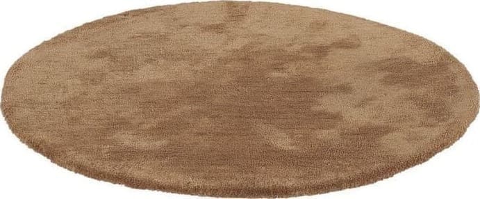 Pronto Wonen Karpet Fanano Ø 160 cm gold Vloerkleed