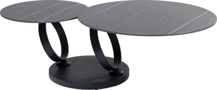 Kare Design Salontafel Beverly black 133x80cm salontafel 85504 - Lowik Meubelen