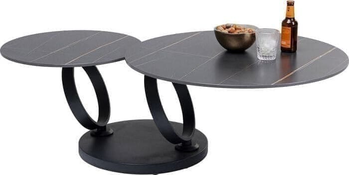 Kare Design Salontafel Beverly black 133x80cm salontafel 85504 - Lowik Meubelen
