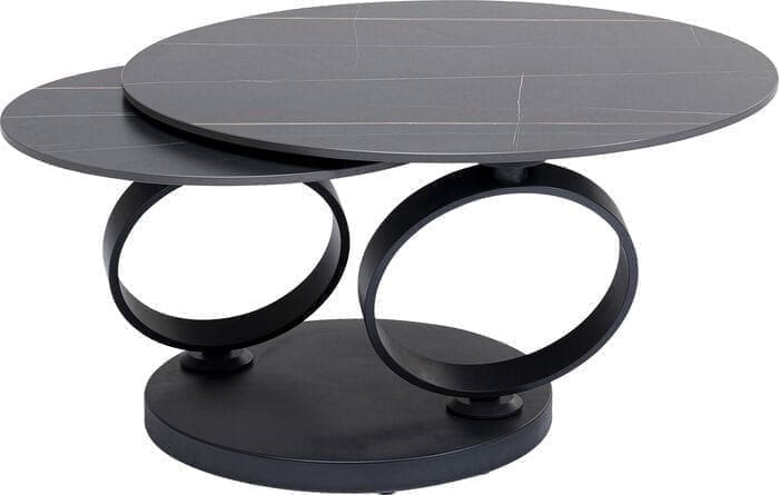 Kare Design Salontafel Beverly black 133x80cm salontafel 85504 - Lowik Meubelen