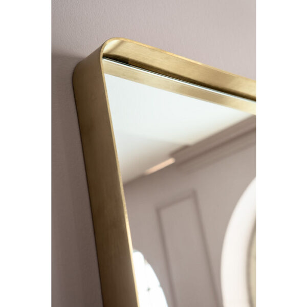 Kare Design Spiegel Curve Rectangular Brass 200x70cm spiegel 82713 - Lowik Meubelen