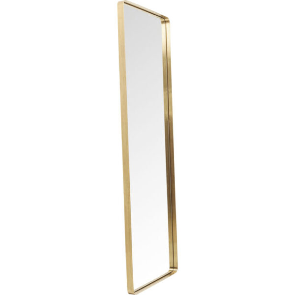 Kare Design Spiegel Curve Rectangular Brass 200x70cm spiegel 82713 - Lowik Meubelen