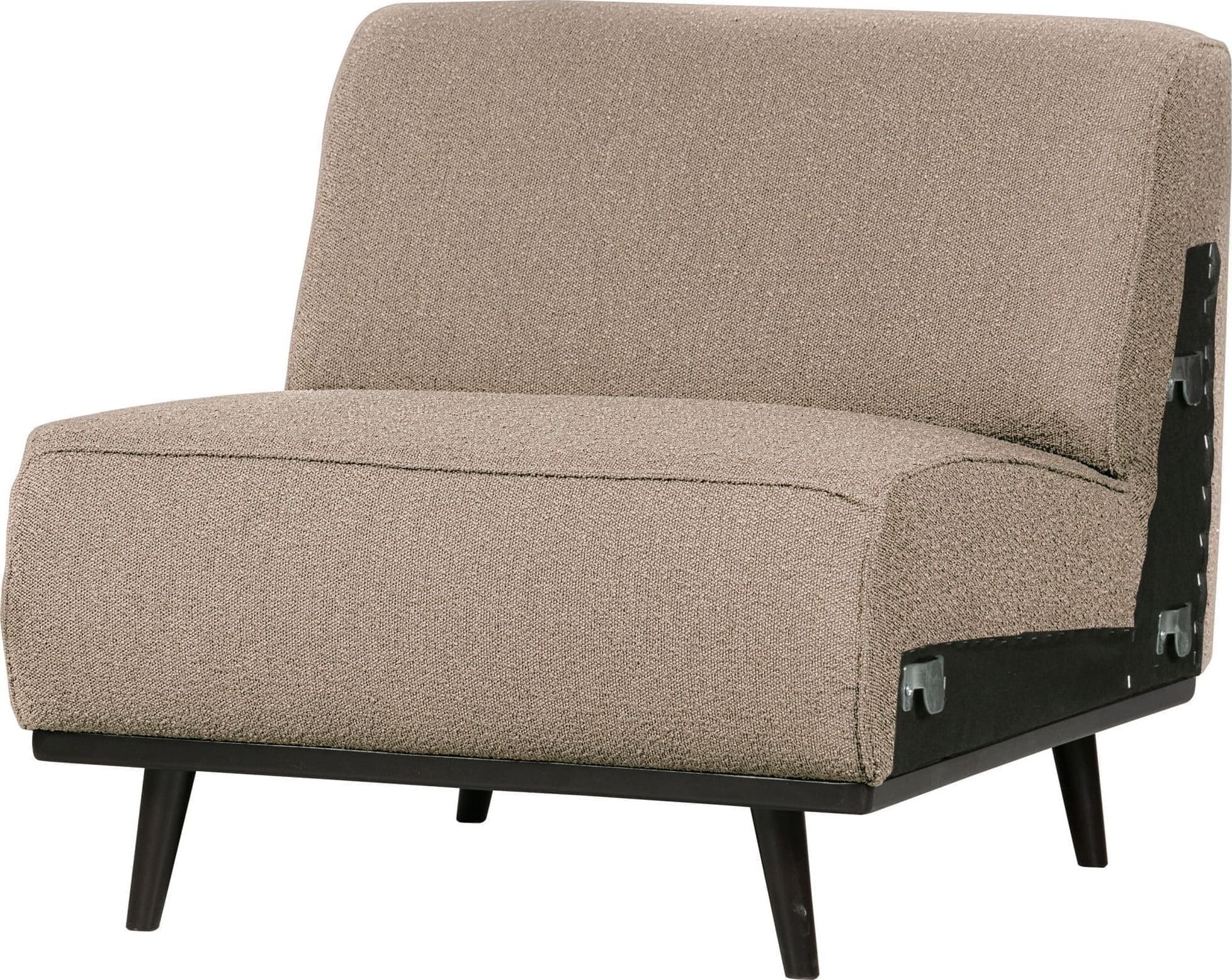 Statement 1-zits Element Boucle Beige uit de BePureHome collectie