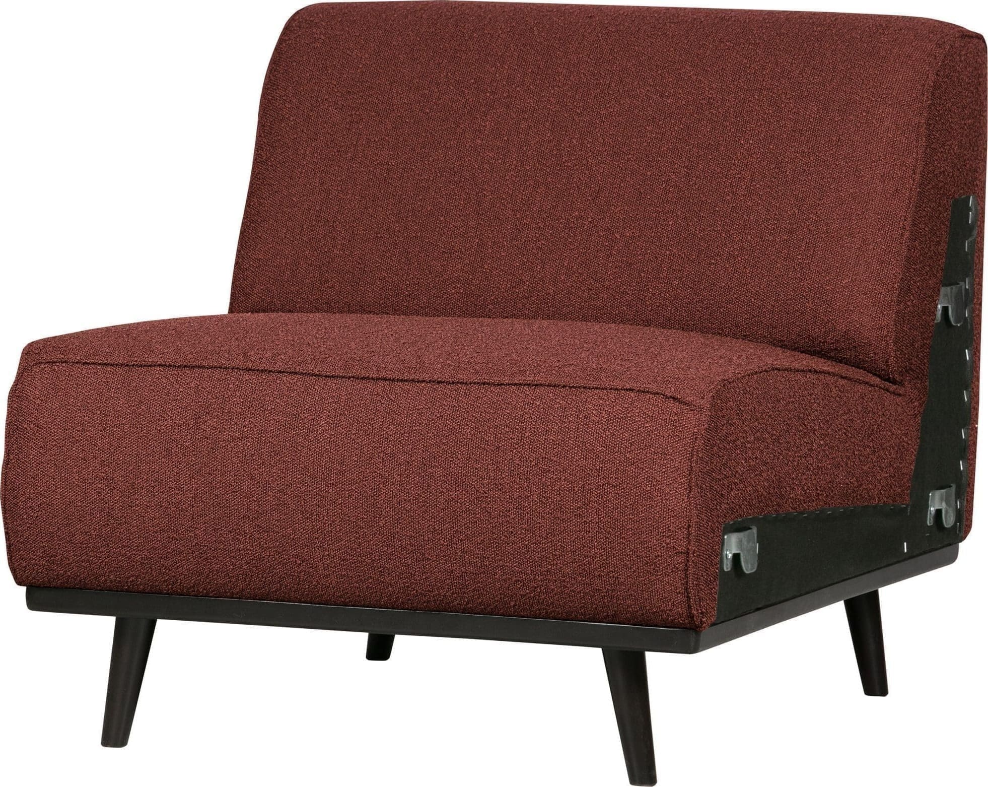 Statement 1-zits Element Boucle Chestnut uit de BePureHome collectie