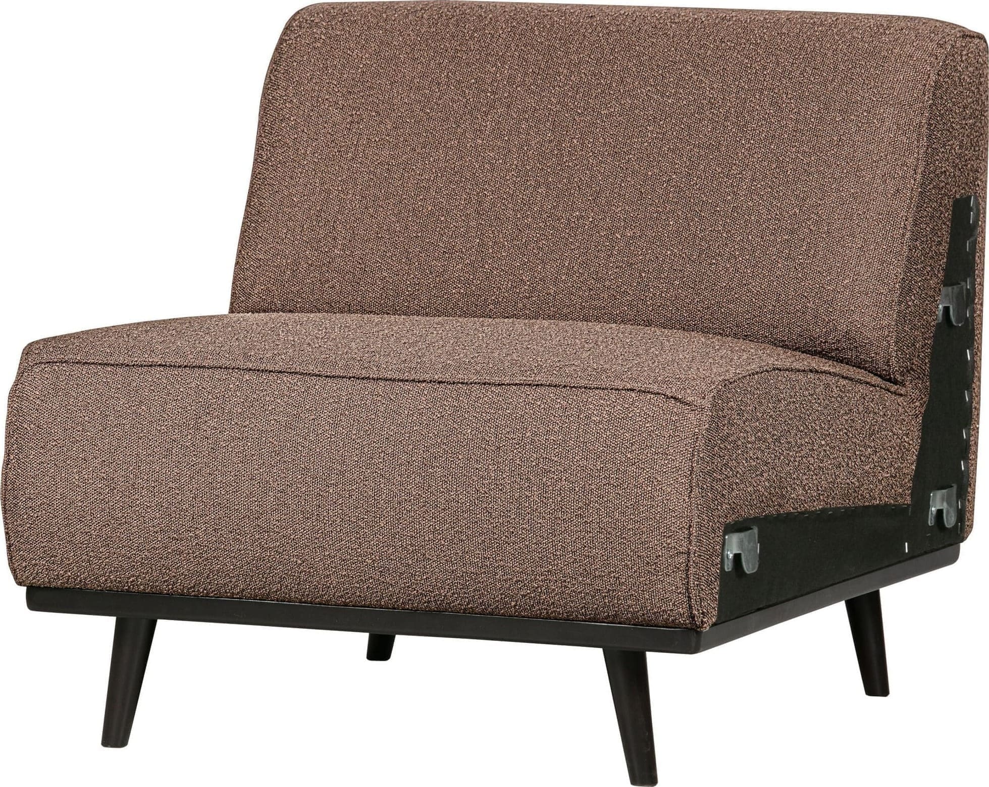 Statement 1-zits Element Boucle Nougat uit de BePureHome collectie