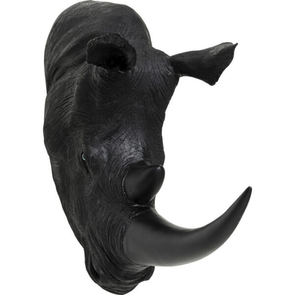 Kare Design Wanddecoratie Rhino Head Antique Black wanddecoratie 52824 - Lowik Meubelen
