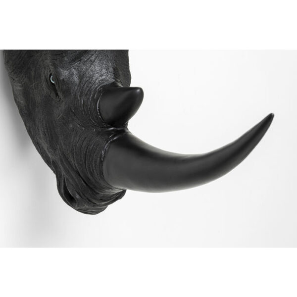 Kare Design Wanddecoratie Rhino Head Antique Black wanddecoratie 52824 - Lowik Meubelen