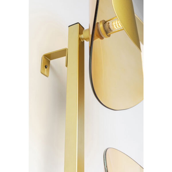 Kare Design Wandlamp Mariposa Brass wandlamp 52932 - Lowik Meubelen