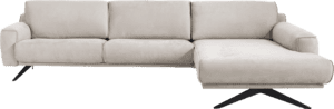 Zilvano hoekbank met longchair van xooon
