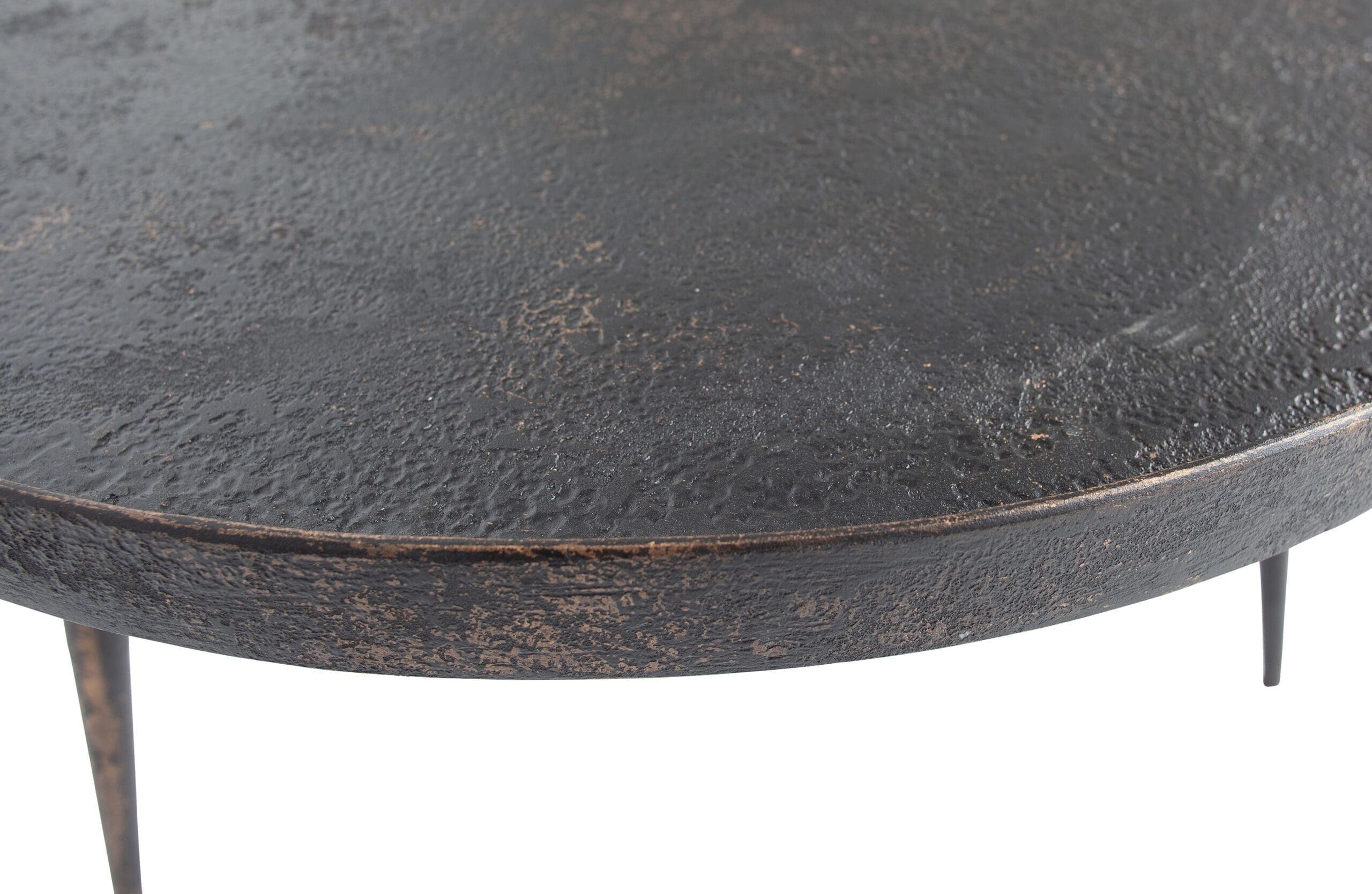 Bounds Bijzettafel Xl Hout/metaal Antique Goud 40xØ76 uit de Tafels collectie van BePureHome bij Löwik Meubelen