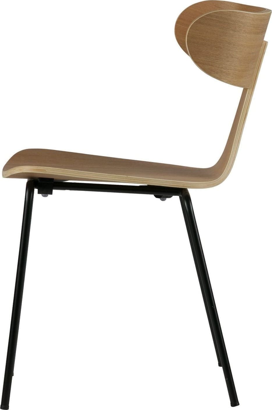 Form Houten Stoel - Metalen Poot - Naturel uit de BePureHome collectie