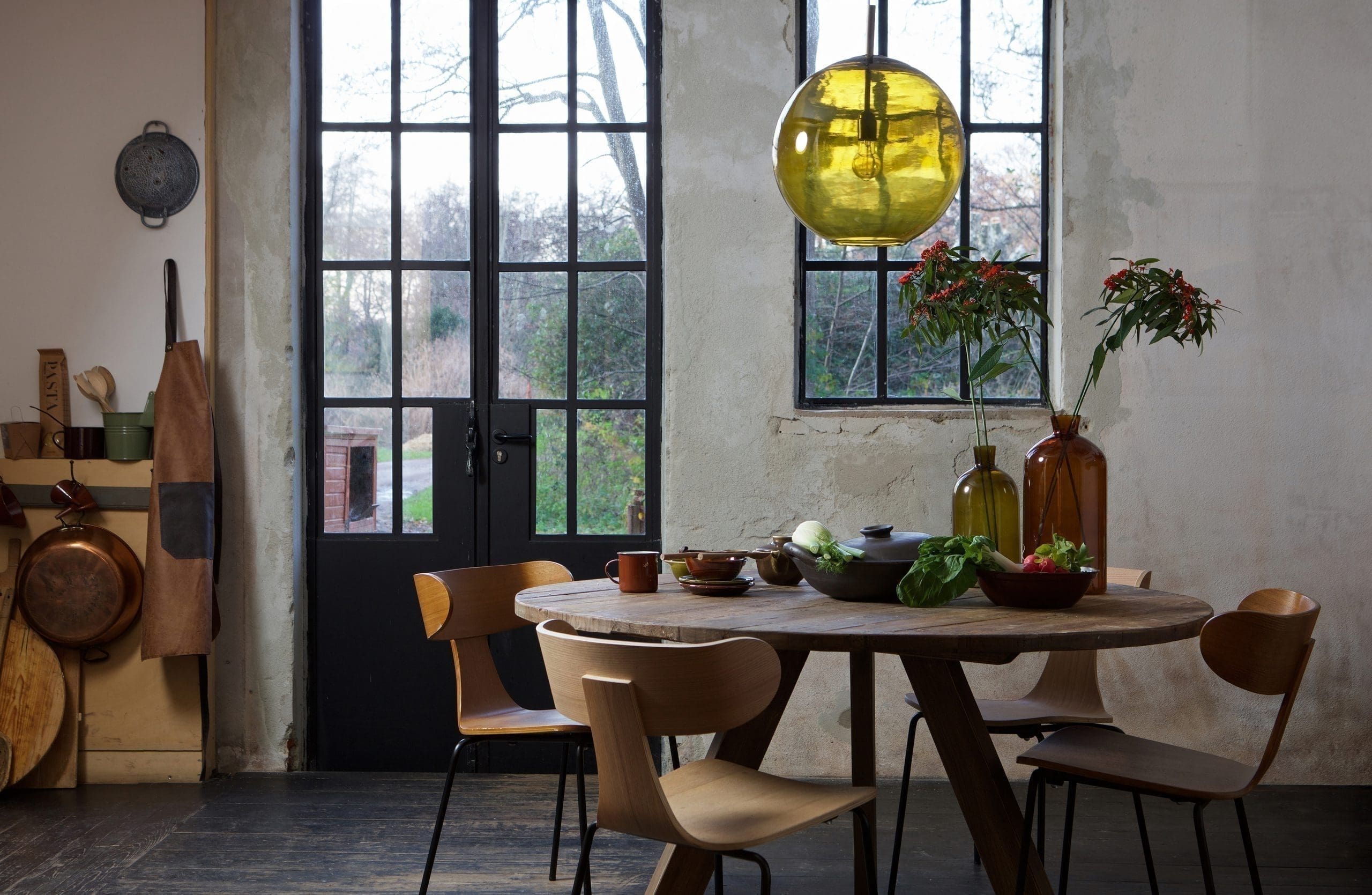 Form Houten Stoel - Metalen Poot - Naturel - Afbeelding 6