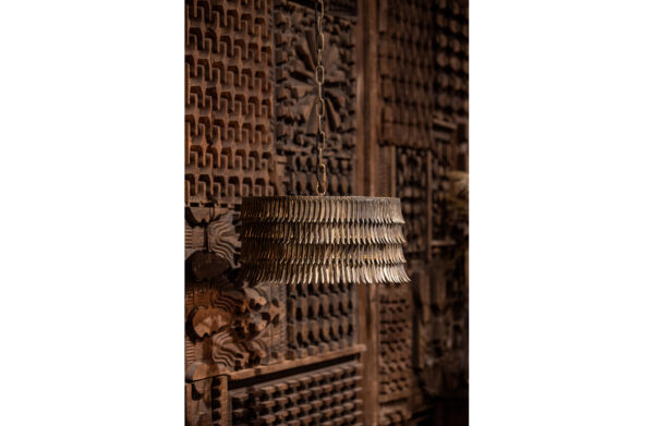 Hawaii Hanglamp Rond Metaal - Antique Brass uit de Lampen collectie van BePureHome bij Löwik Meubelen