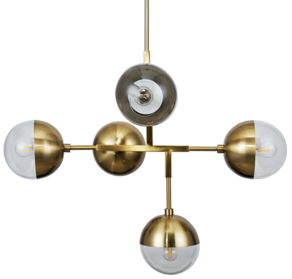 Globular Hanglamp Metaal - Antique Brass uit de Lampen collectie van BePureHome bij Löwik Meubelen
