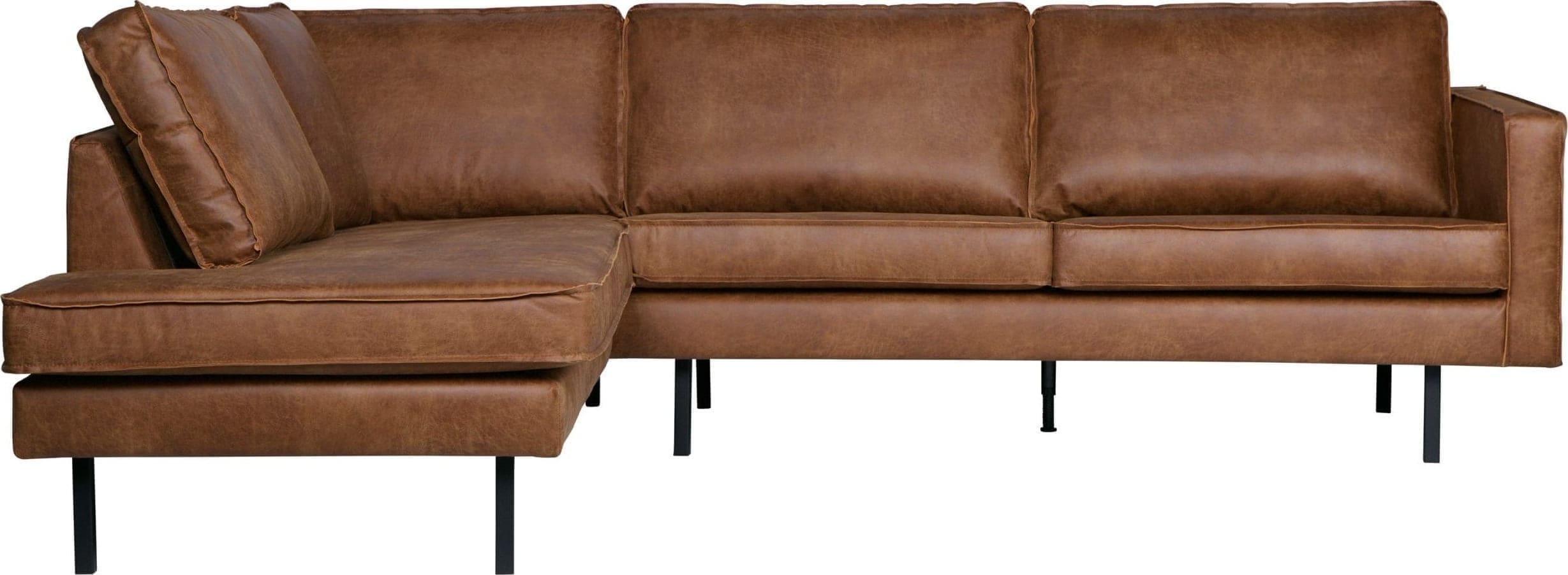 Rodeo Hoekbank Links Cognac uit de BePureHome collectie