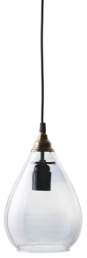Simple Hanglamp Glas Medium Grijs uit de BePureHome collectie