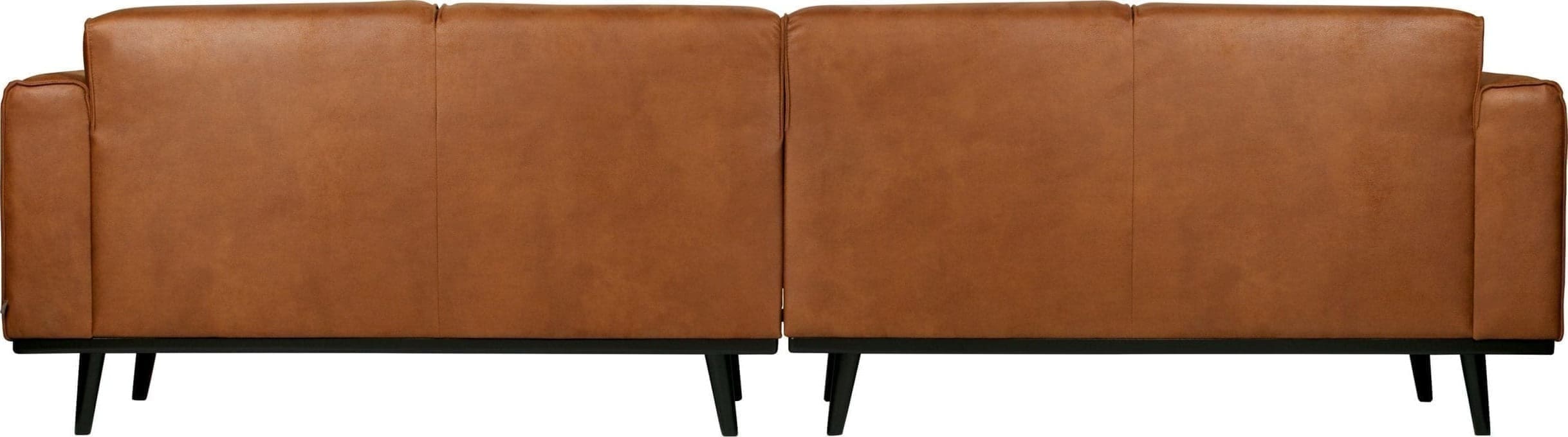 Statement 4-zits Bank 280 Cm Eco Leer Cognac uit de BePureHome collectie