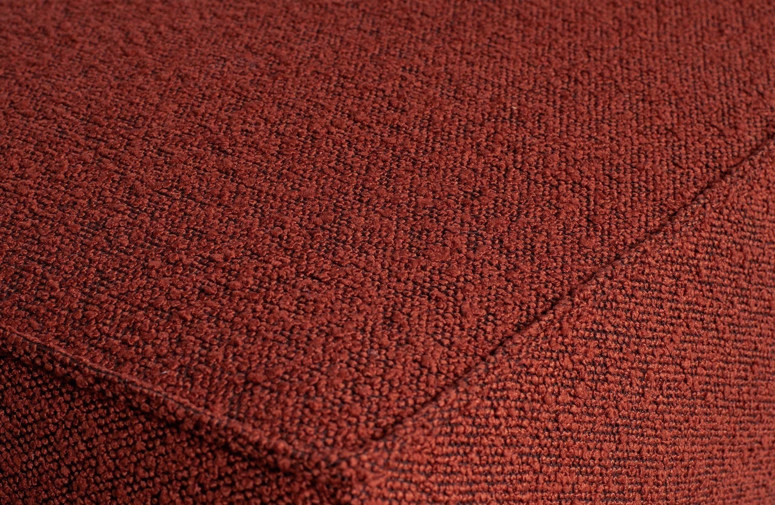 Statement Hoekbank Links Boucle Chestnut uit de BePureHome collectie
