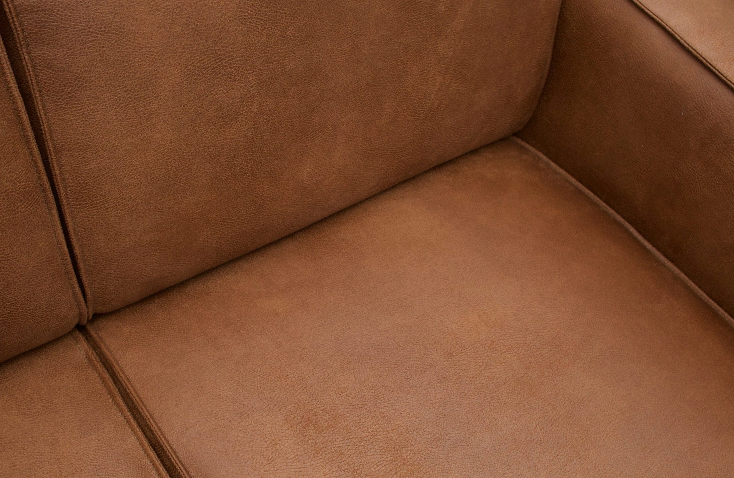 Statement Hoekbank Links Eco Leer Cognac uit de BePureHome collectie