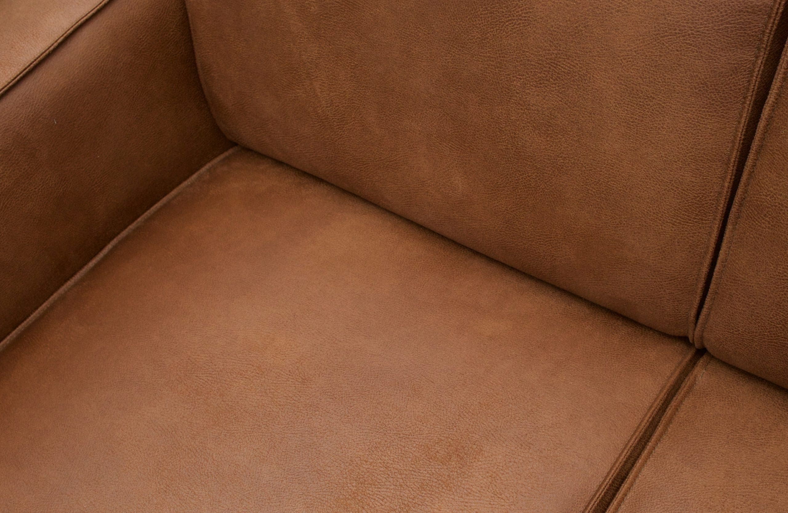 Statement Hoekbank Rechts Eco Leer - Cognac - Afbeelding 5