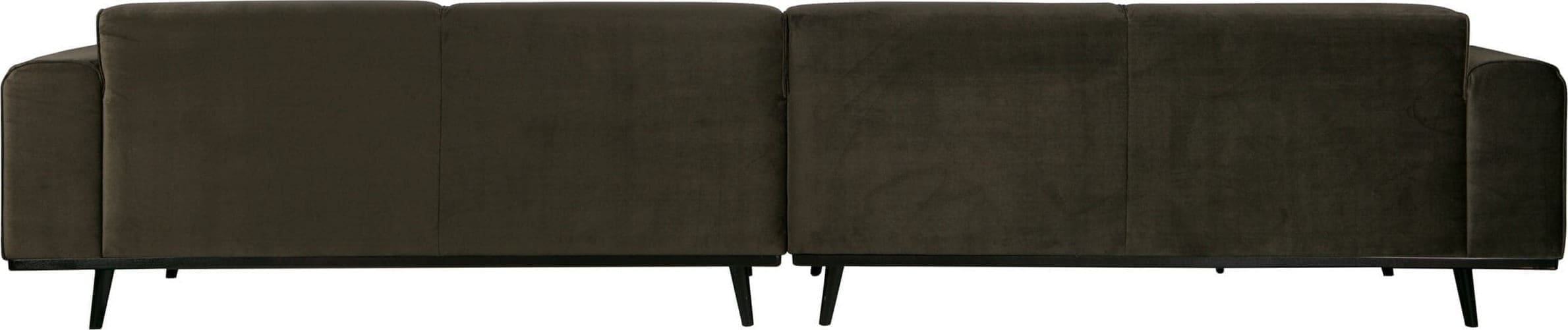 Statement Xl 4-zits Bank 372 Cm Fluweel Warm Groen uit de BePureHome collectie