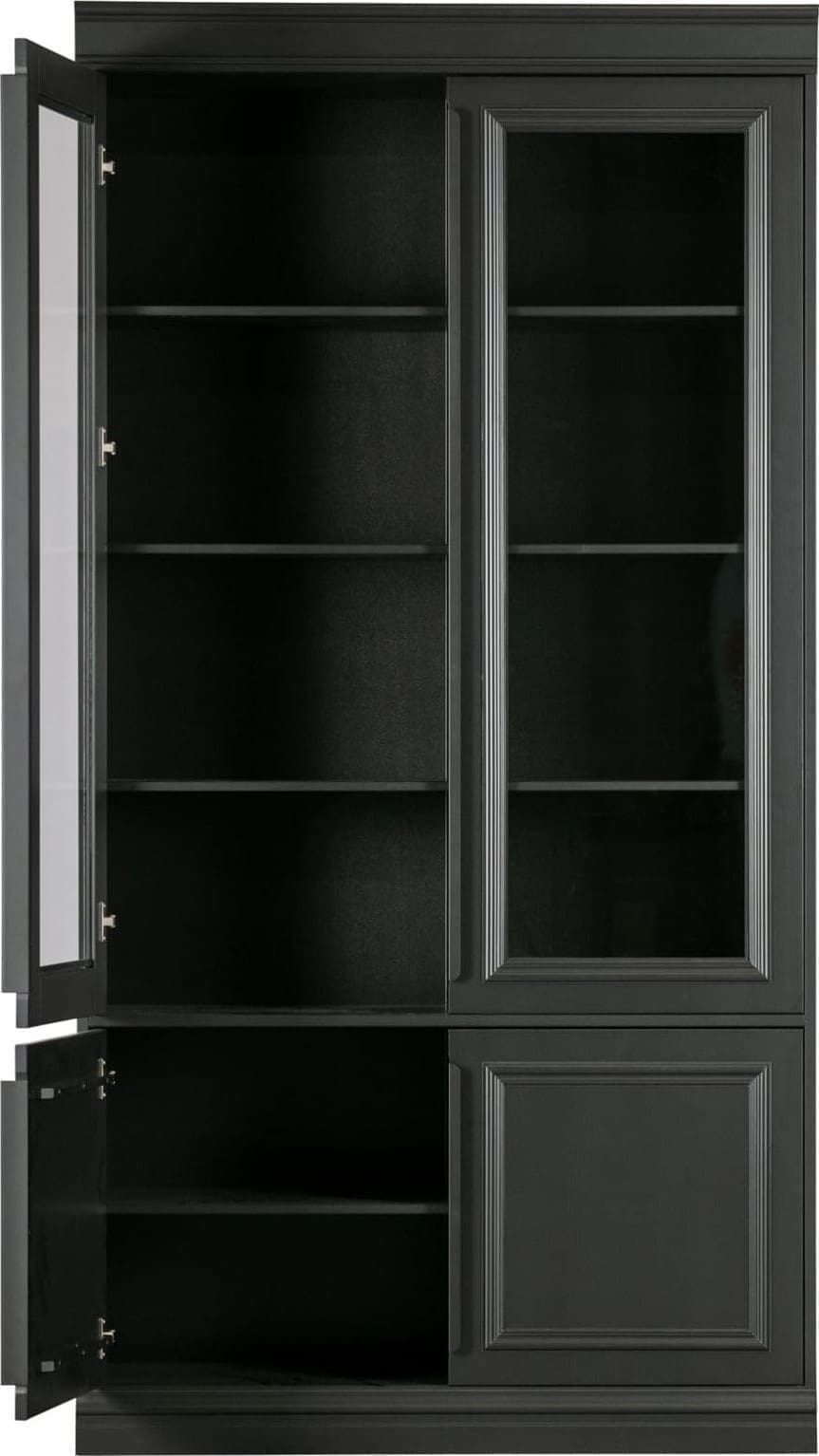 Organize Vitrinekast 44cm Grenen - Matzwart uit de Opbergen collectie van BePureHome bij Löwik Meubelen